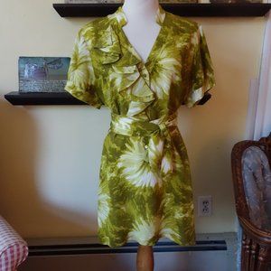 Anthropologie Tabitha Green Ruffle Blouse / Tunic / Mini Dress US 14